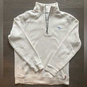 Tommy Bahama Montego Beach Half-Zip Sweatshirt in White